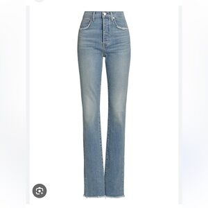 Veronica Beard Light Blue Straight Leg Jeans